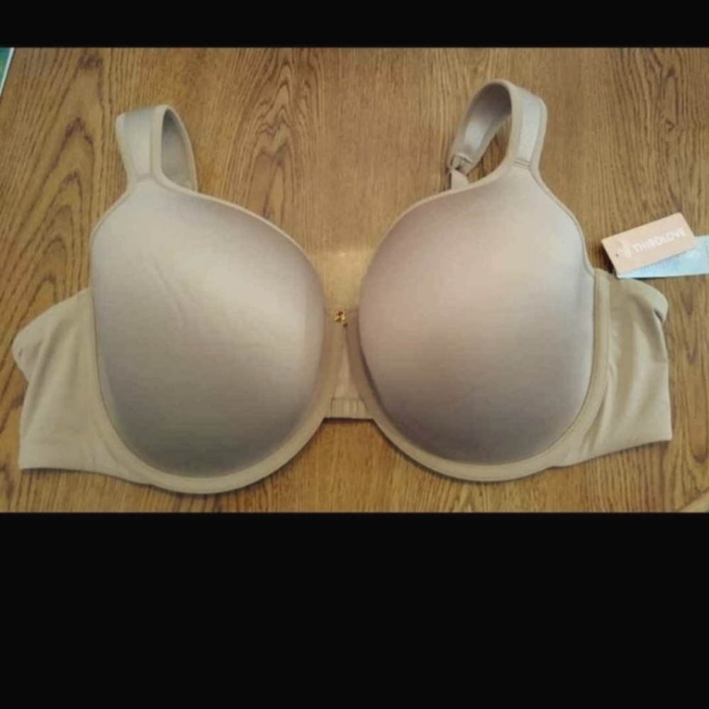 New With Tags Size 48C ThirdLove Dark Beige underwire bra.